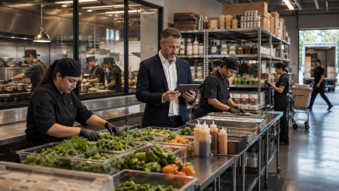 Atención en restaurante con operación conectada